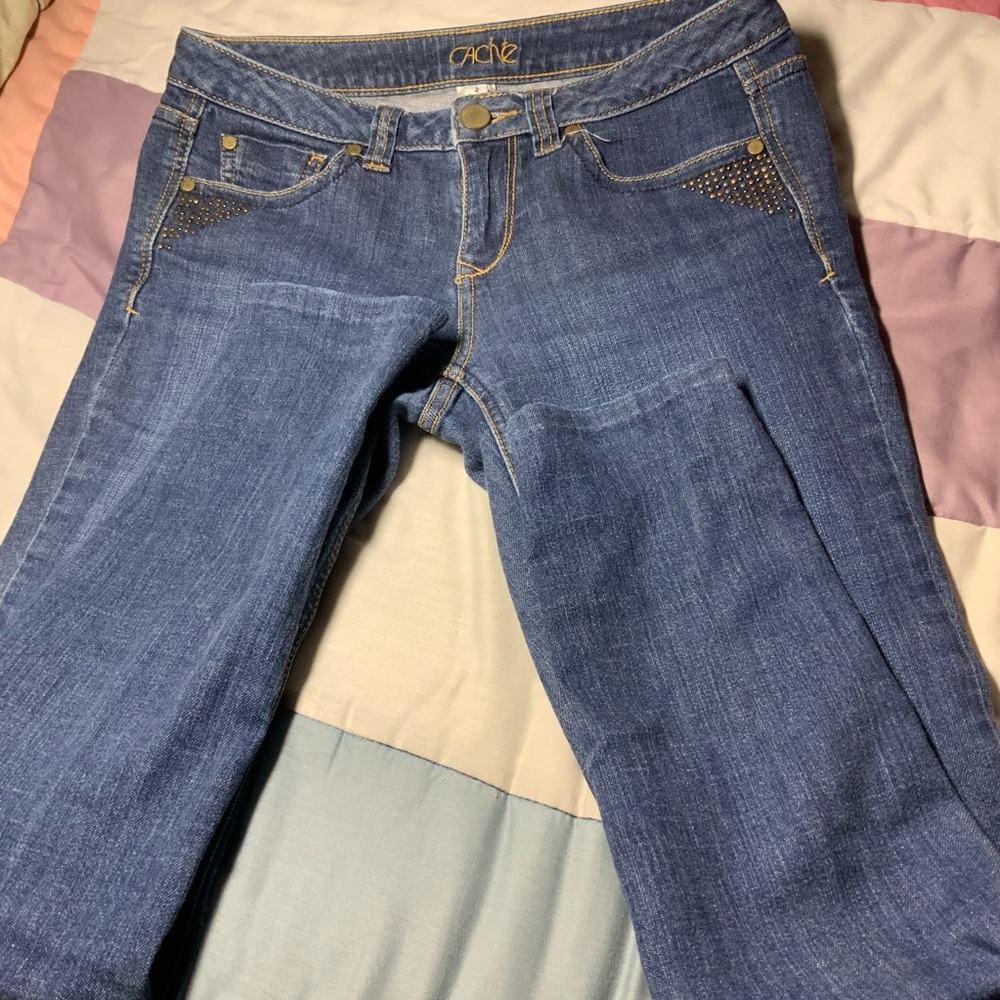 CACHE SKINNY LEG JEANS